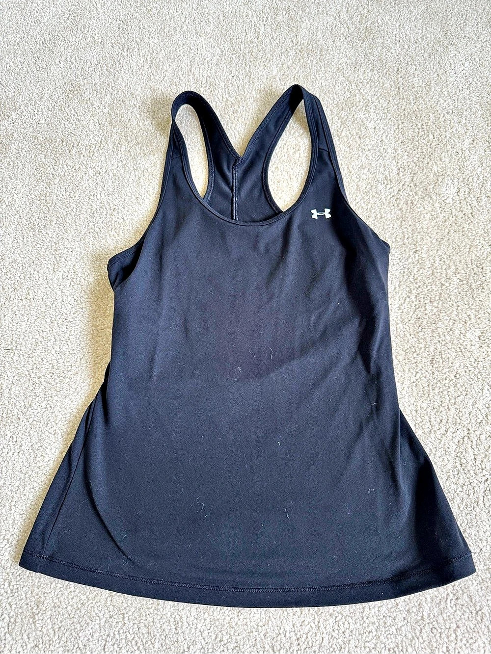 Under Armour HeatGear Armour Racerback Tank Women'Small Athletic Tank Top Size